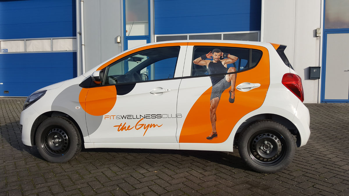 Autoreclame The Gym Zeewolde