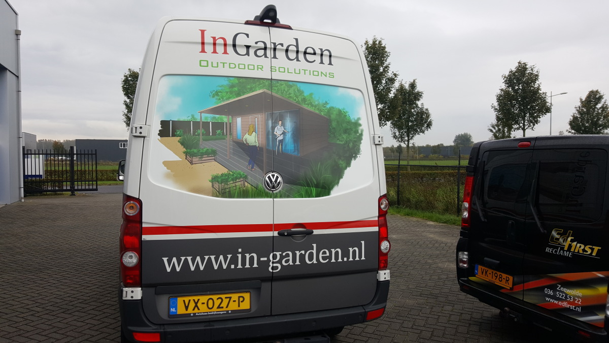 Autoreclame InGarden Zeewolde