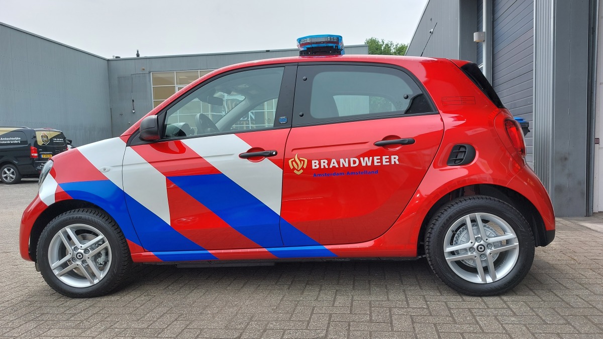 Autoreclame Brandweer Amsterdam