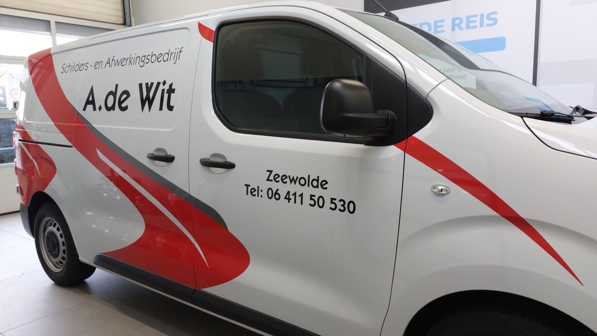 Autoreclame Schilders - en Afwerkingsbedrijf A. de Wit Zeewolde